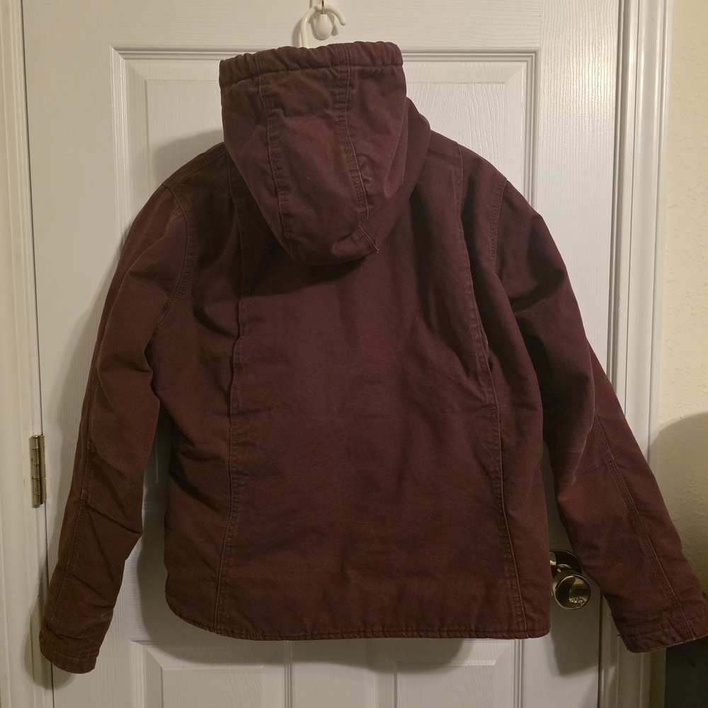 Women's Maroon Utility Jacket - image 2